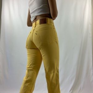 Yellow Levi’s Jeans